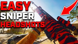 HOW TO GET EASY SNIPER HEADSHOTS  BO6 GOLD SNIPERS [upl. by Domel]