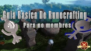 OSRS  Guia Basica Para subir Runecrafting en F2P  NoMember  VictorRs07 [upl. by Alamak]