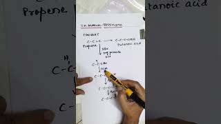 Convert Propene into Butonioc acid [upl. by Capp]