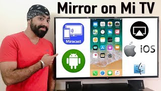 Mirroring iPhone Android amp MacBook on Mi TV 4 4A Smart LED TV [upl. by Filippa529]