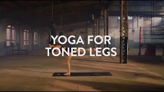 Yoga for Toned Legs  Workout by Asana Rebel [upl. by Adnirem]