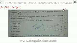 28  9701s14qp11  Oxidation of Alcohols Primary Alcohol Secondary Alcohol  Mega Lecture [upl. by Nivra992]