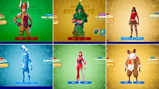 Fortnite Evolution of Winterfest Presents 2022  2019 [upl. by Lehteb812]