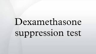 Dexamethasone suppression test [upl. by Sall]