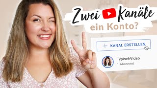 Zweiten YouTube Kanal erstellen 2023 So kannst du mehrere Konten verwalten [upl. by Aydidey]