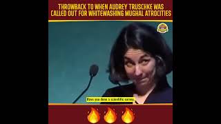 Throwback To When Audrey Truschke Was Called Out For Whitewashing Mughal Atrocities [upl. by Attey]