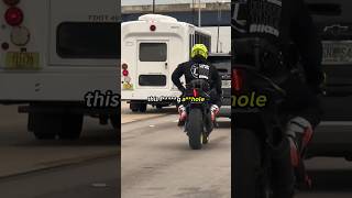 Angry driver meets rider in Florida 😤 motorcycle angry florida shorts [upl. by Aneema]