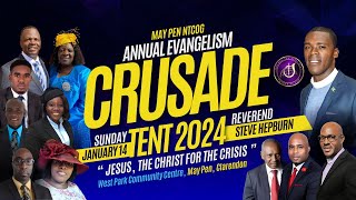 BISHOP STEVE HEPBURN MAYPEN NEW TESTAMENT CHURCH OF GOD CRUSADE JANUARY 14 2024 [upl. by Ainafets553]