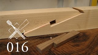 Joint Venture Ep 16 Undersquinted wedged scarf joint Western Joinery [upl. by Atinihc103]