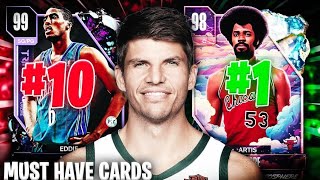 RANKING THE TOP 10 MUST HAVE CARDS IN SEASON 6 OF NBA 2K24 MyTEAM [upl. by Airdnek]