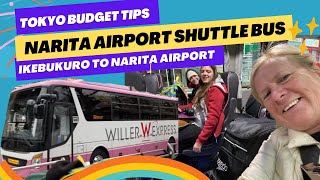 Narita Airport Shuttle Bus from Ikebukuro to Narita Airport Tokyo [upl. by Edgard]