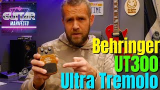 Behringer UT300 Ultra Tremolo Pedal Review [upl. by Ennaed746]