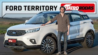 Novo Ford Territory é um SUV melhor que o Jeep Compass – Quatro Rodas [upl. by Sinylg]