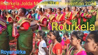 Rourkela Parish Jolda Mandli Program  21st Youth Convention 2024  Mundari Sadri Jesus Song [upl. by Ecirtra]