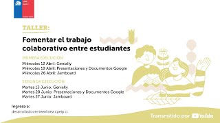 Fomentar el trabajo colaborativo entre estudiantes con uso de Jamboard [upl. by Pilif]