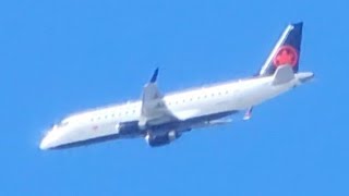 Air Canada Boeing 737 MAX 8 Over New York City Sky [upl. by Aehtrod709]