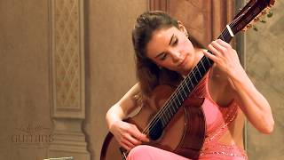 Ana Vidovic plays Recuerdos de la Alhambra by Francisco Tárrega on a Jim Redgate classical guitar [upl. by Eyde]