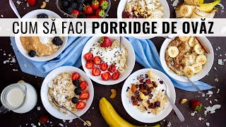 Cum se face un terci de ovăz cremos 6 rețete de porridge  Bucate Aromate [upl. by Akilegna]