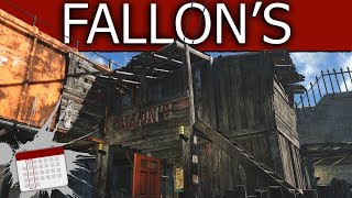 Fallout 4  Fallons Department Store  Realistic Settlement Building [upl. by Yurt]