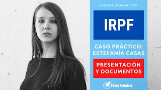 Caso práctico de IRPF 1A rendimientos del trabajo y de capital mobiliario [upl. by Rriocard918]