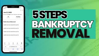 How to Remove Bankruptcy from Your Credit Report  Step by Step Guide [upl. by Dotti992]