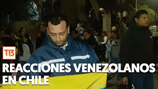 La tristeza de venezolanos en Chile luego de la victoria de Nicolás Maduro [upl. by Schaumberger]