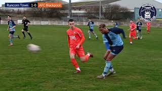 Full Match Highlights  Runcorn Town FC vs AFC Blackpool Saturday 18th Feb 2023 [upl. by Oiramaj]