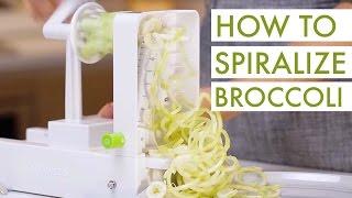 How to Spiralize Broccoli [upl. by Suzan]