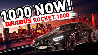 BRABUS Rocket 1000 based on MercedesAMG GT 63 S E Performance  1000 NOW [upl. by Ahtennek]