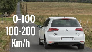 VW GOLF 7 20 tdi stage 1 0100100200kmh amp overview [upl. by Leonhard]