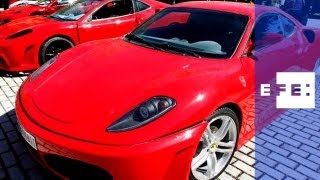 Cae banda que transformaba coches en falsos Ferrari [upl. by Eidaj]