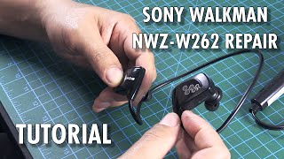 How to Repair a Sony Walkman NWZW262 Headphones [upl. by Deraj]