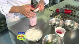 Aprendiendo a preparar ginger berry shake [upl. by Skippy960]