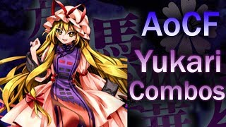 Touhou 155 Antinomy of Common Flowers Yukari Yakumo Combos v102 [upl. by Russian716]