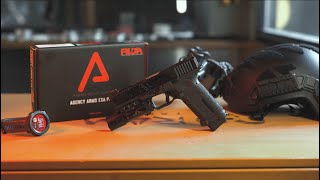 Unboxing and Shooting the Agency Arms EXA Pistol by redwolfairsoft [upl. by Kylstra369]