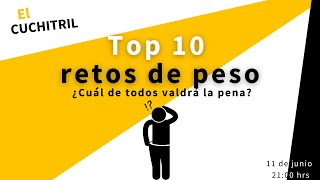 Top 10 retos para bajar de peso [upl. by Peter]