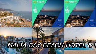 Malia Bay Beach Hotel amp Bungalows Malia Greece [upl. by Rafi630]