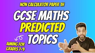 2024 GCSE Maths Predicted Topics Non Calc Paper 1H [upl. by Aierbma860]