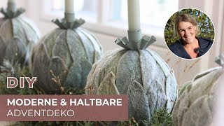 DIY  ADVENTDEKO  HALTBAR und MODERN [upl. by Wein]