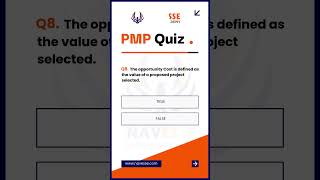 PMPCAPM Quiz8 youtubeshorts projectmanagement pmp [upl. by Arabeila]