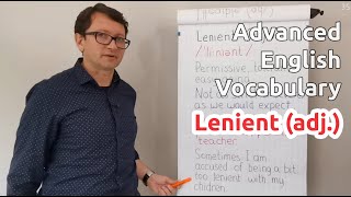 Lenient adj  Advanced English Vocabulary  One Minute Videos [upl. by Ellehcir]