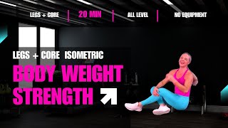 Bod by Bree LIVE I 20Min Legs  Core Isometric Strength [upl. by Ulberto580]