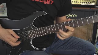 Ibanez RG350ZBWK  session [upl. by Coltson469]