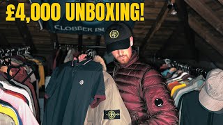 £4000 UNBOXING STONE ISLAND CP COMPANY amp MONCLER [upl. by Farwell754]