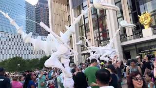 Watch Birdmen by CloseAct at Lincoln Center NYC travel beautiful vlogger lifestyle [upl. by Llenrev]