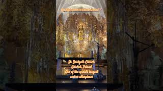 St Bridgets Church Gdańsk Poland One of the worlds largest amber altarpieces amber altar [upl. by Sheffy]