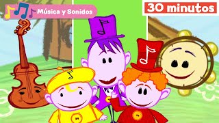 Las Notas Musicales  aprender instrumentos musicales  Sonidos para niños  Mi Primera Universidad [upl. by Rist]