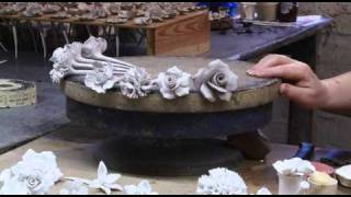 Gladstone Pottery makes china flowers [upl. by Celisse533]