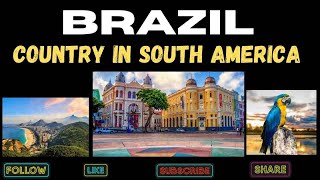 Brazil Amazing 4K Drone and Walk Footage A Country in South America [upl. by Arat]