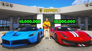 Robbing Luxury Ferrari Dealership in GTA 5 RP [upl. by Bartholomeo]